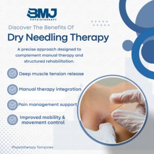 Dry needling treatment at Physiotherapy Tampines clinic